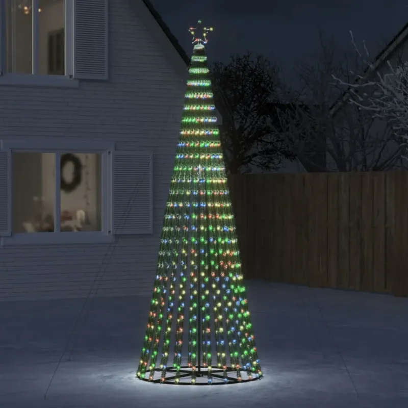 Albero di Natale LED 300 cm con 688 Luci Multicolore e 8 Effetti Luminosi Affare