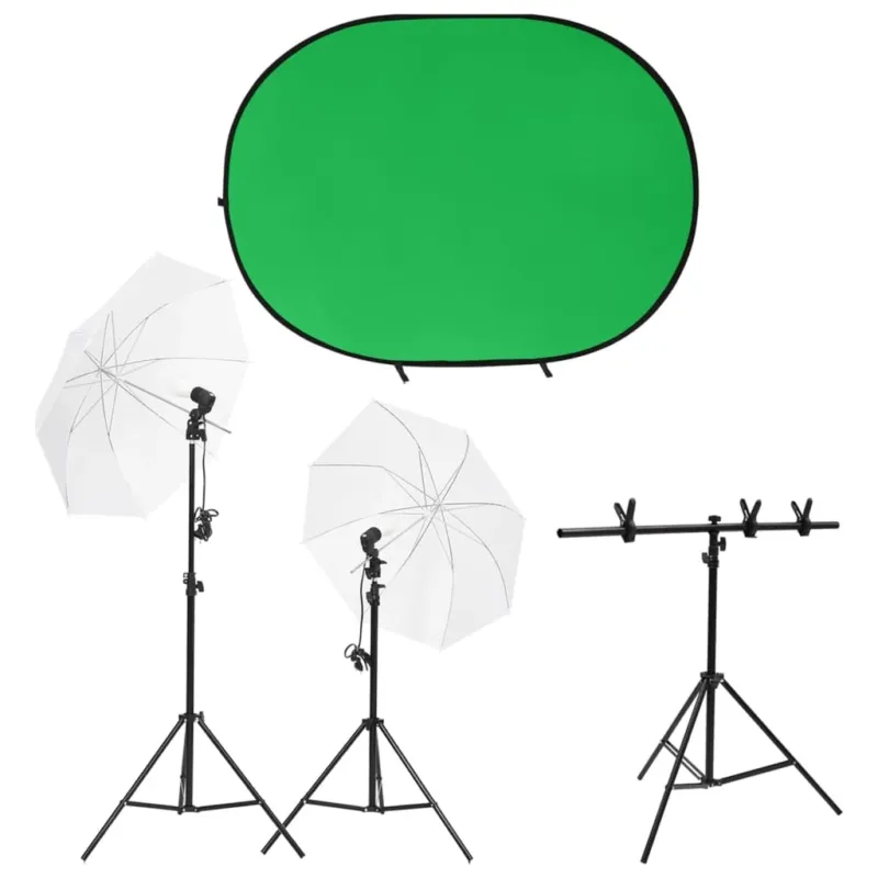 Set Completo Studio Fotografico con Fondale Pieghevole, Luci e Riflettore Non Perdere