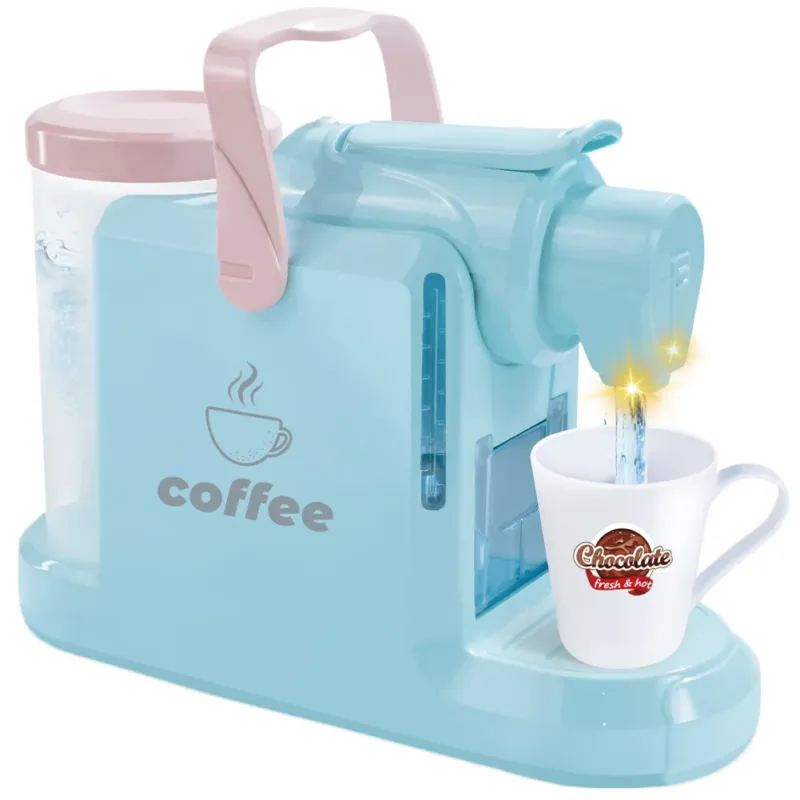 Sconto Macchina per Caffè Giocattolo Blu Elettrodomestico Coffee Maker Idea Regalo