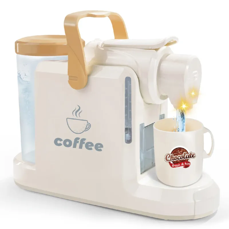 Macchina per Caffè Giocattolo Bianco Elettrodomestico Coffee Maker Idea Regalo Ultima Occasione