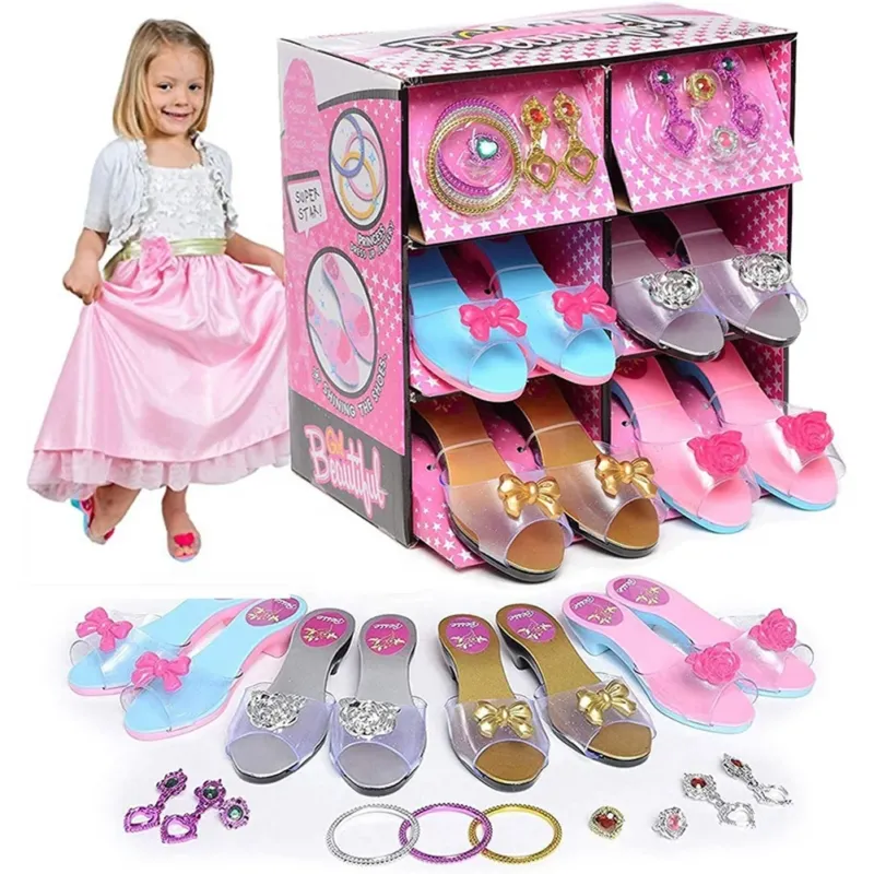 Playset Princess Fashion Bambini Gioco Principesse Beauty con Scarpe e Accessori Ultime Pezzi