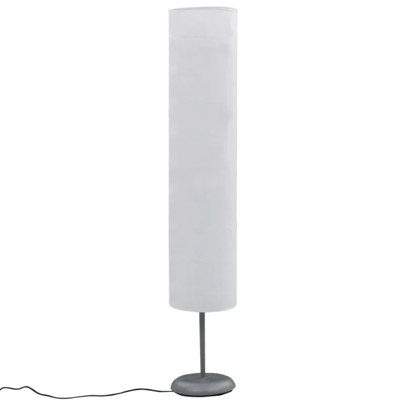 Lampada a Piantana da Pavimento con Supporto Altezza 121cm E27 Colore Bianco Scelto Dai Clienti
