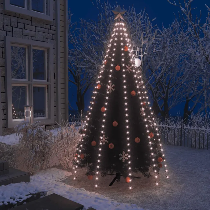 Popolare Mantello Natalizio Rete di Luci per Albero di Natale con 300 LED 300 cm