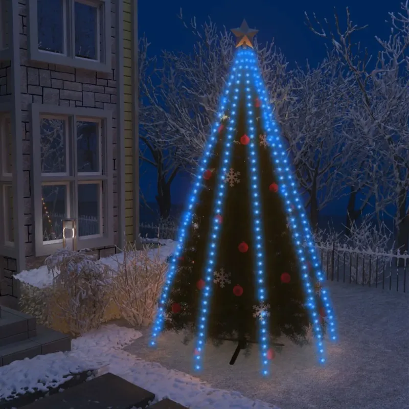 Compra Oggi Stesso Mantello Natalizio Rete di Luce per Albero di Natale 400 LED Blu 400 cm
