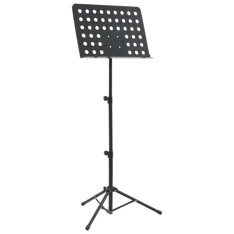 A Buon Prezzo Supporto per Libri e Spartiti Musicali in Acciaio Nero Regolabile 75 - 142 cm