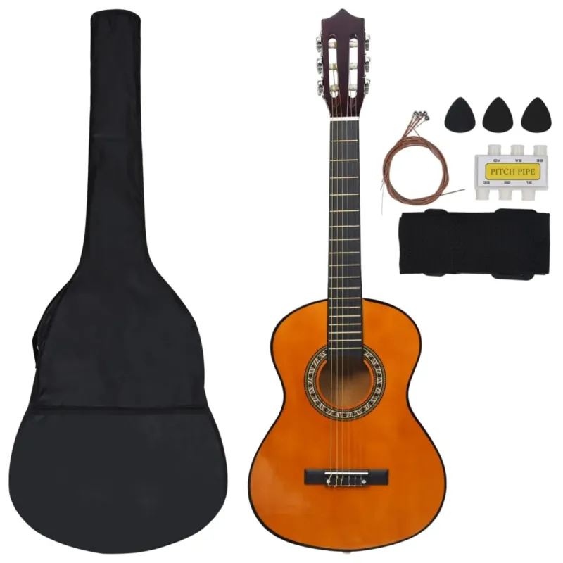 Chitarra Classica con 8 Pezzi Accessori per Bambini e Principianti 1/2 34 Offerta