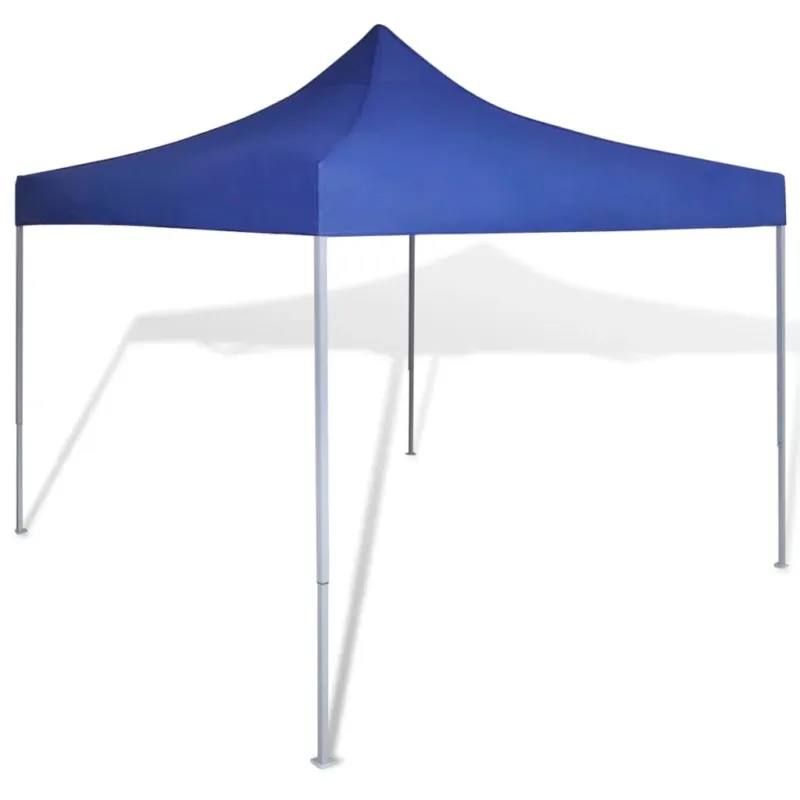 Tenda Pieghevole Blu in Acciaio Duro Resistente alla Ruggine 3 x 3 m Must-Have