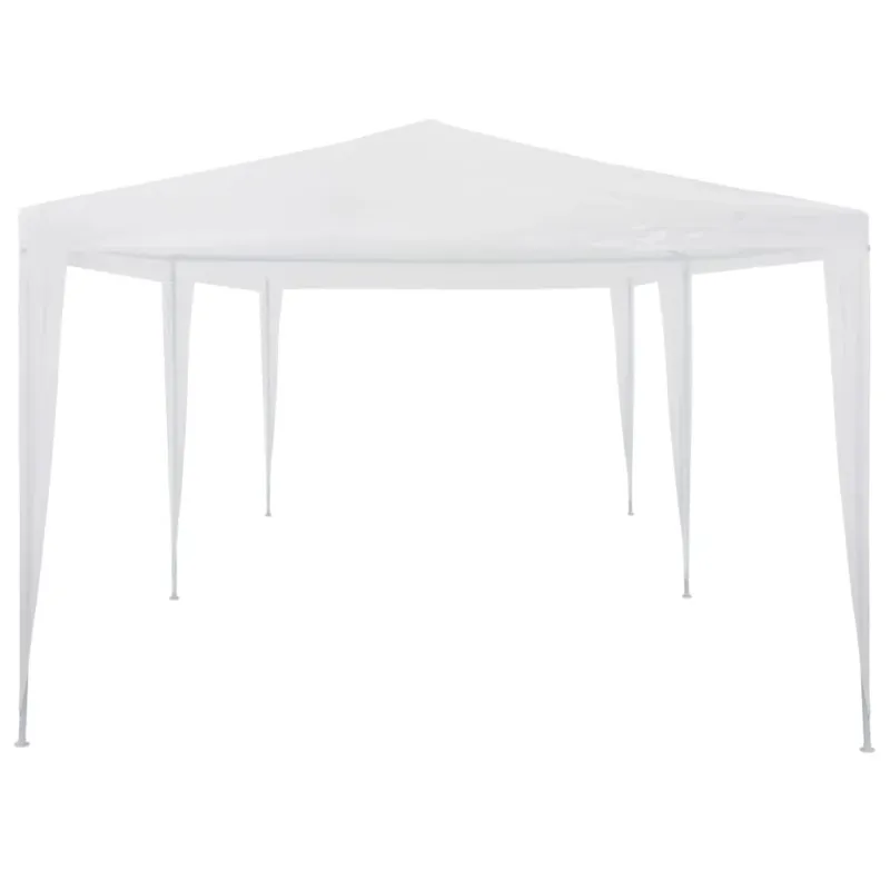 Direttamente Dal Produttore Tenda per Feste Bianca 3x6 m Tetto in PE e Telaio in Acciaio Montaggio Incluso