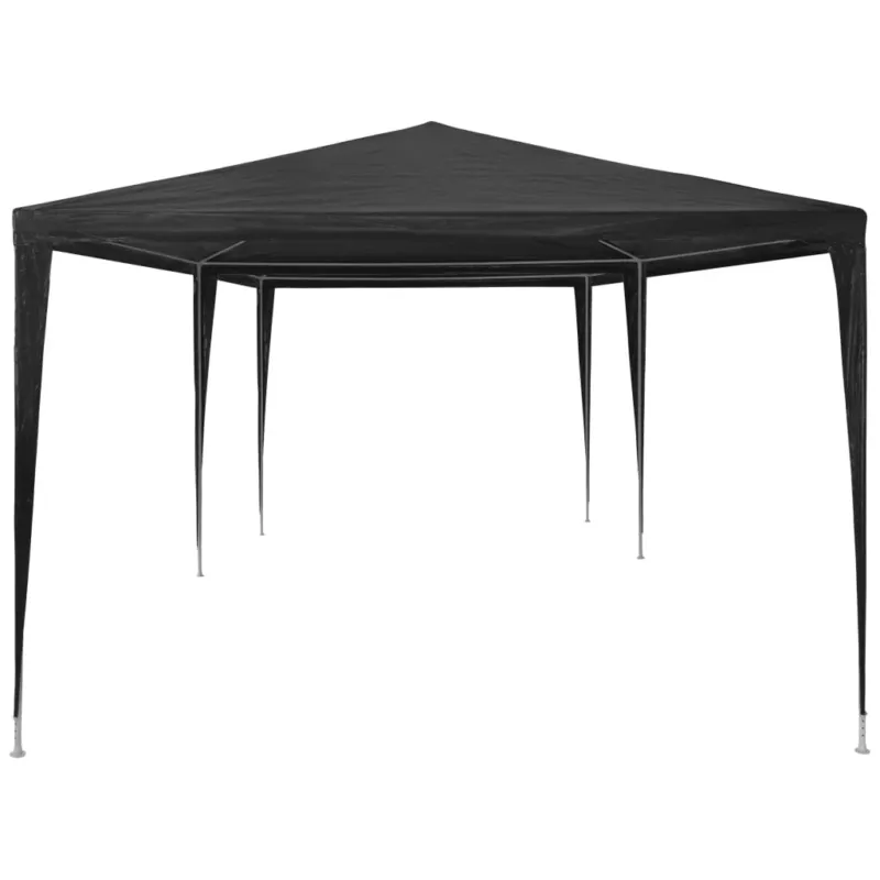 Tenda per Feste Antracite 3x6 m in PE e Telaio in Acciaio Resistente Consegna Rapida