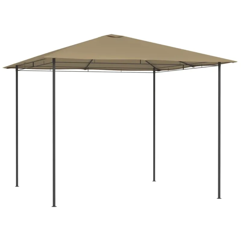 Offerta Limitata Gazebo 3x3x2,6 m Grigio Talpa Materiale in Acciaio e tessuto 160 g/m²