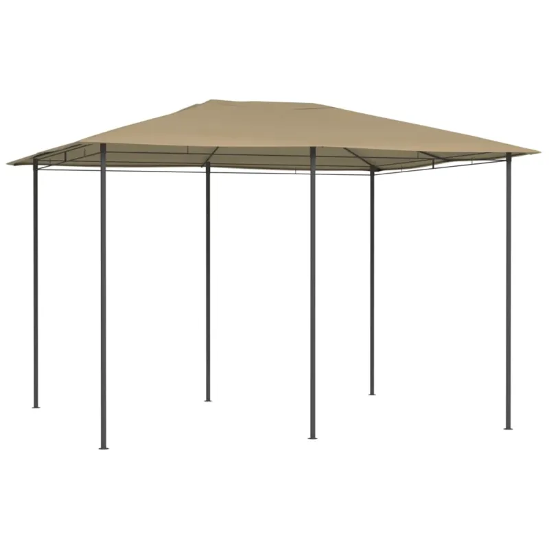 Ultime Pezzi Gazebo 3x4x2,6 m Grigio Talpa Tessuto in Acciaio 160 g/m² 2 m