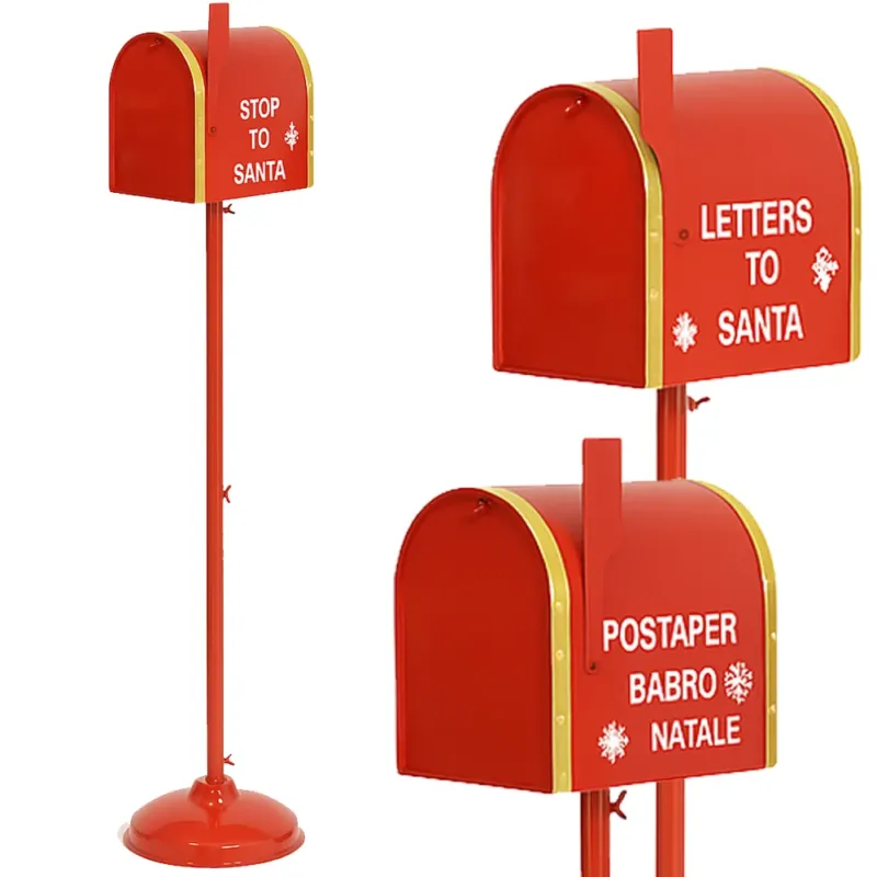 Cassetta Postale per Letterina Babbo Natale Addobbo Natalizio Colori Assortiti Offerta Lampo