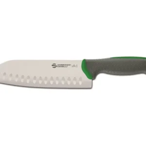 Offerta Speciale Tecna colore - coltello santoku, lama alveolata, verde, 18 cm