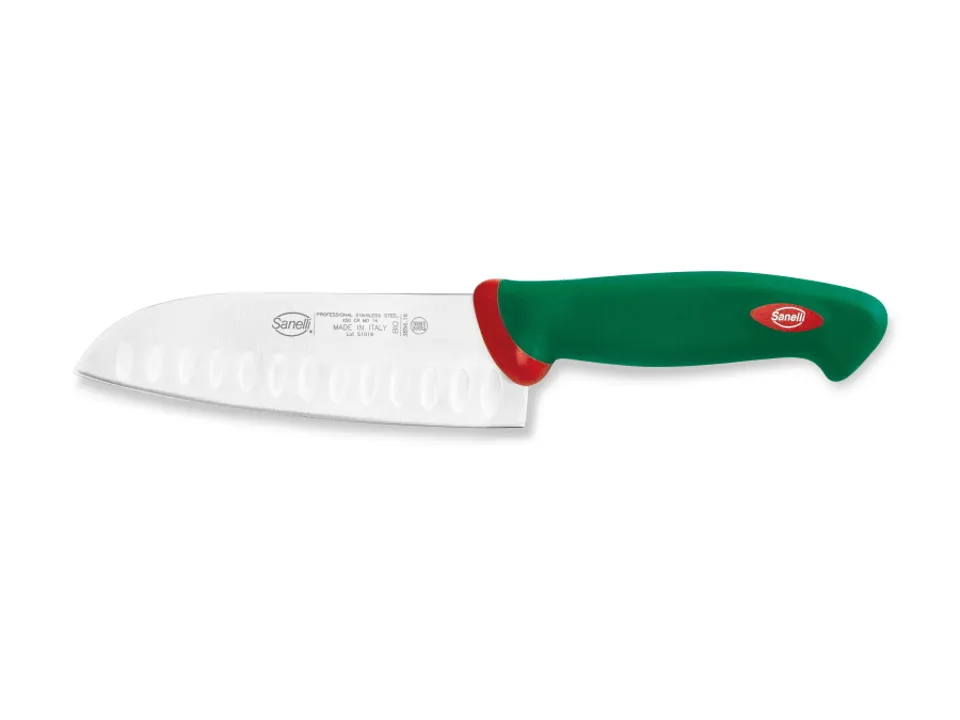 Premana, coltello santoku olivato, 16 cm Professionale