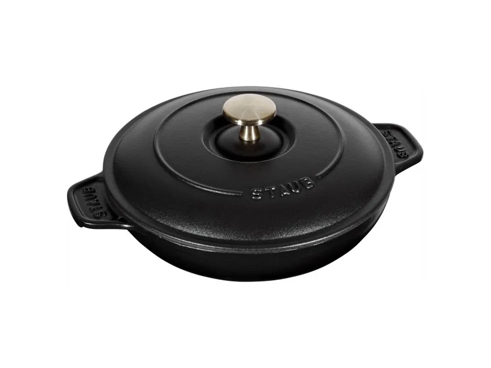 Pirofila con coperchio rotonda - ø20 cm, nero Nuovo Arrivo