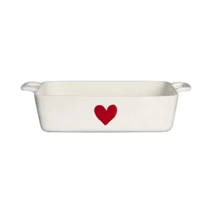 Quantità Limitata Pirofila cuore rosso, 26(32)x18 cm