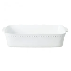 A Buon Prezzo Pearl white, pirofila rettangolare 28 cm
