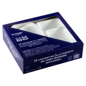 Set 10 vaschette assortite per microonde Consegna Rapida