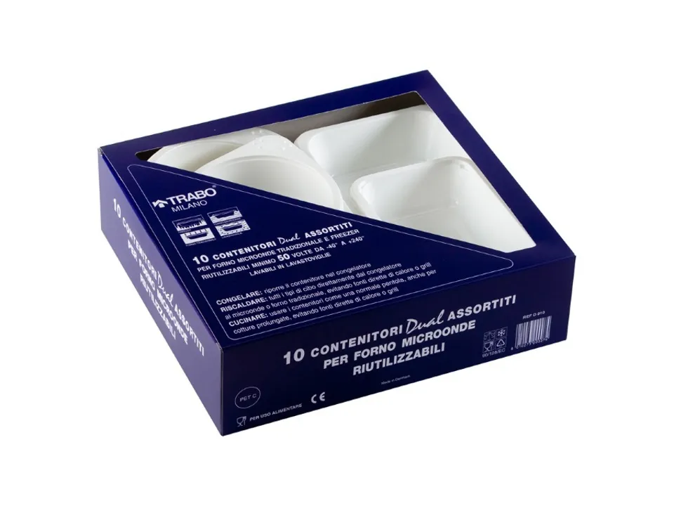 Set 10 vaschette assortite per microonde Consegna Rapida