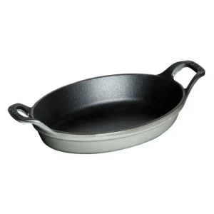 Mini pirofila ovale diam. 15 cm grigio grafite Prezzo Basso