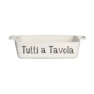 Pirofila tutti a tavola, 26(32)x18 cm Offerta Lampo