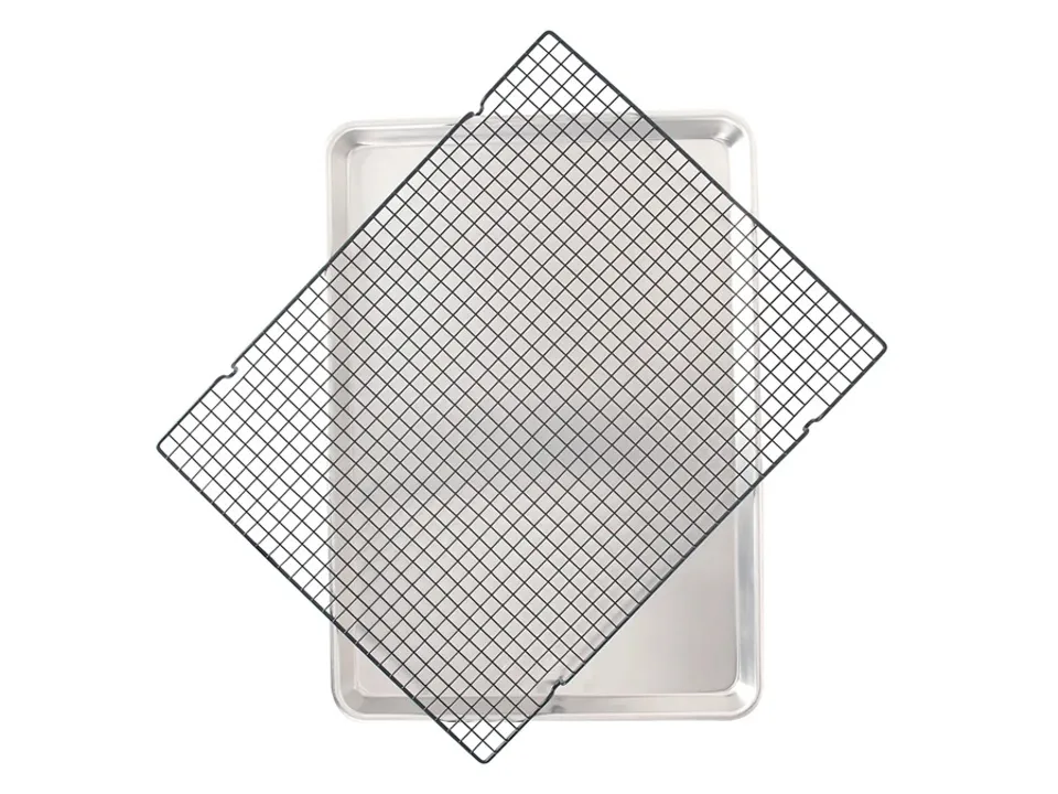 Professionale Teglia liscia big sheet con griglia antiaderente