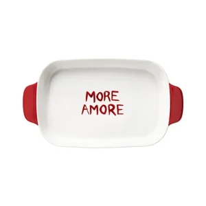 Ultima Occasione New milk&coffee, pirofila rettangolare 33,5x19,5 cm more amore