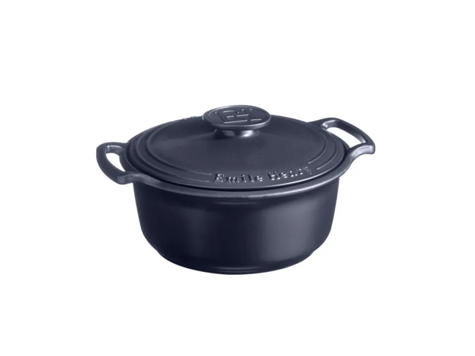 Sublime, cocotte tonda 6,5 lt - indaco Popolare