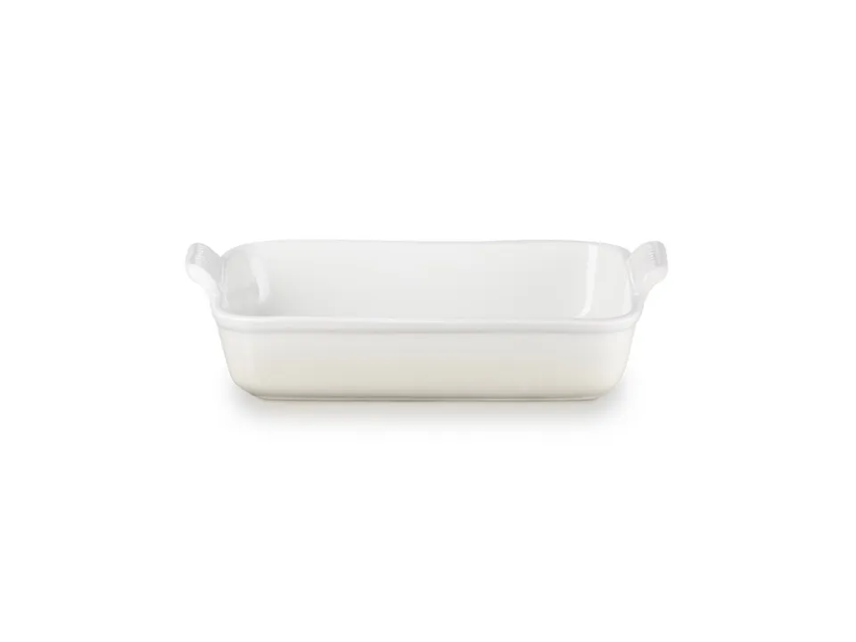 Prezzo Ridotto Tradition, pirofila rettangolare 32 cm in gres vetrificato - meringue