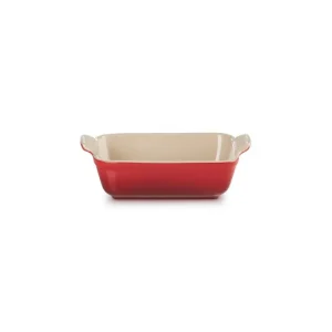 Tradition, pirofila rettangolare 19 cm in gres vetrificato - ciliegia Professionale