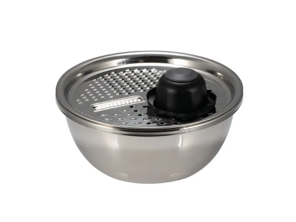 Economico Affettaverdure/grattugia universale in acciaio inox 18/10 ø cm 20 h cm 10,5
