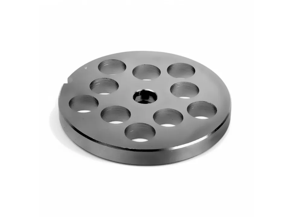 Piastra inox per tritacarne tc 20/22 - fori 14 mm Ultime Pezzi