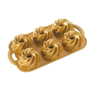 Reso Gratuito Stampini heritage gold nordic ware 20,3 x 35,6 x 2,5 cm