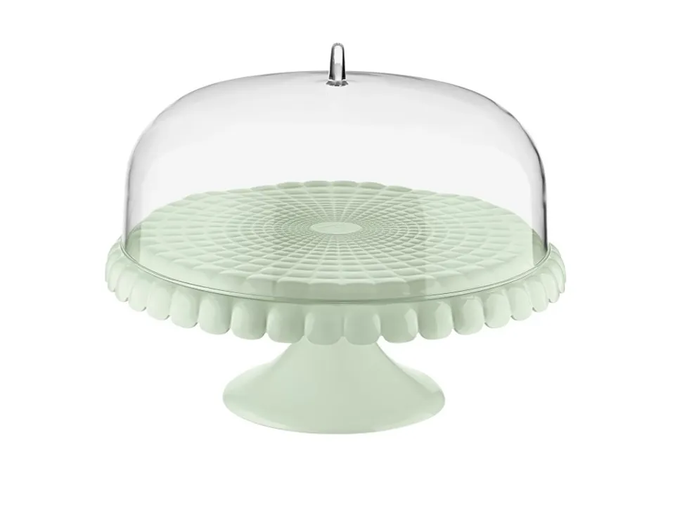 Più Venduto Alzata con campana tiffany, verde malva