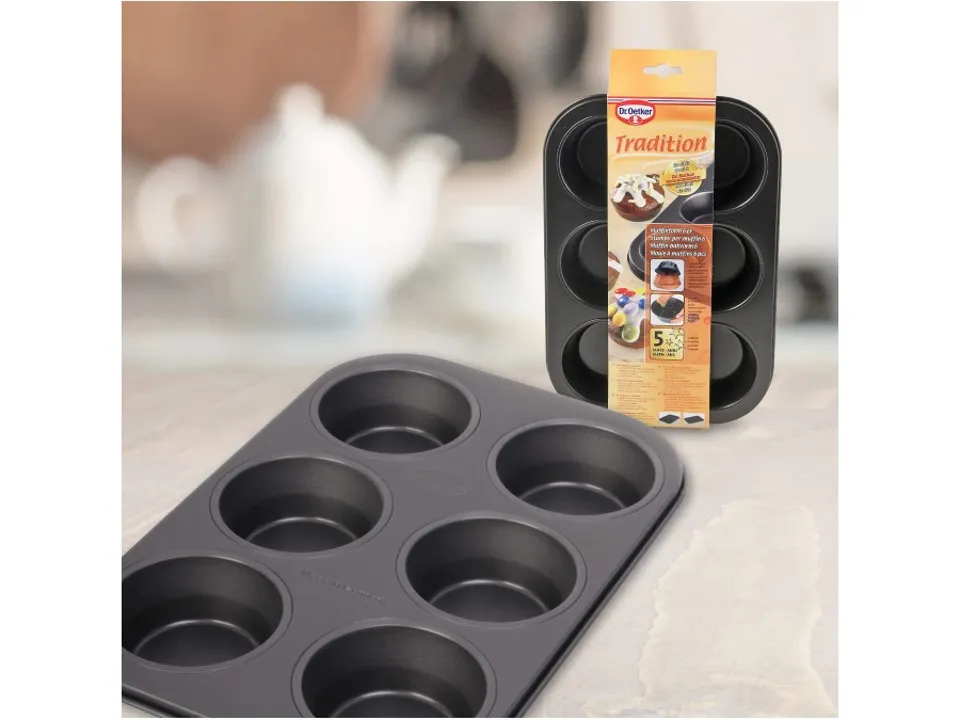 Tradition, stampo per 6 muffin Reso Gratuito