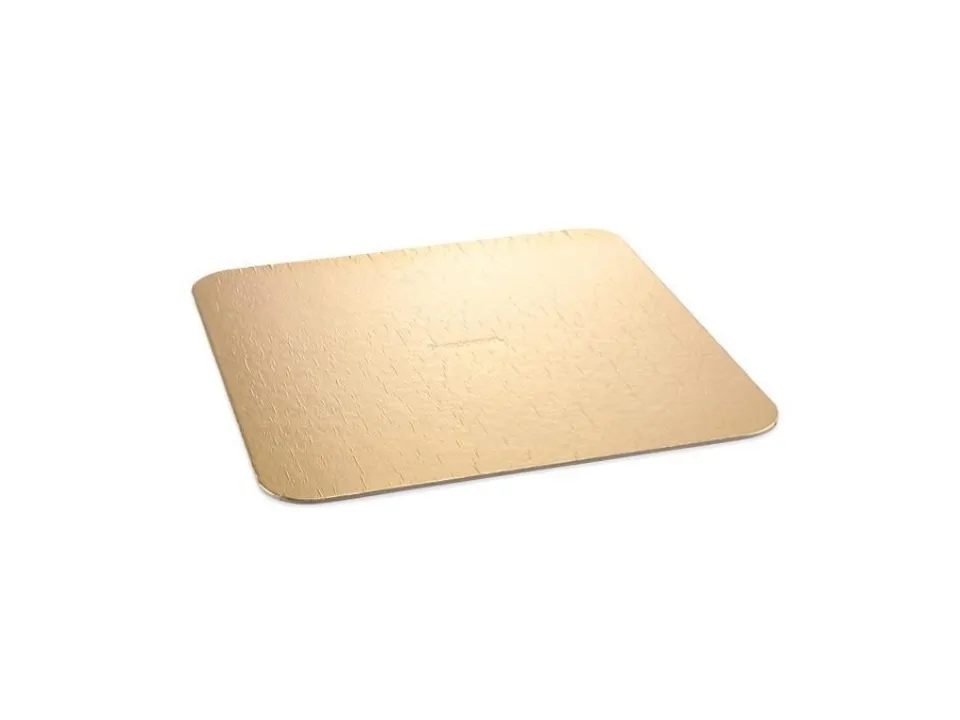 Sottotorta quadrato 30x30 cm oro delicia 2 pz Spedito Oggi