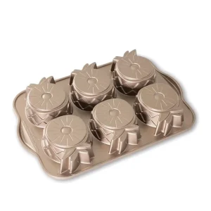 Nuova Collezione Stampo 6 mini torte ananas