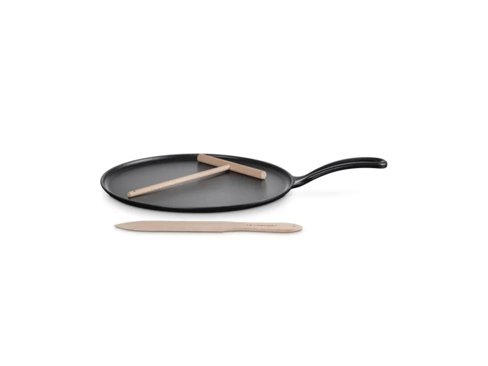 Offerta Speciale Classic, crepiera rotonda piccola in ghisa vetrificata 27 cm - nero matt