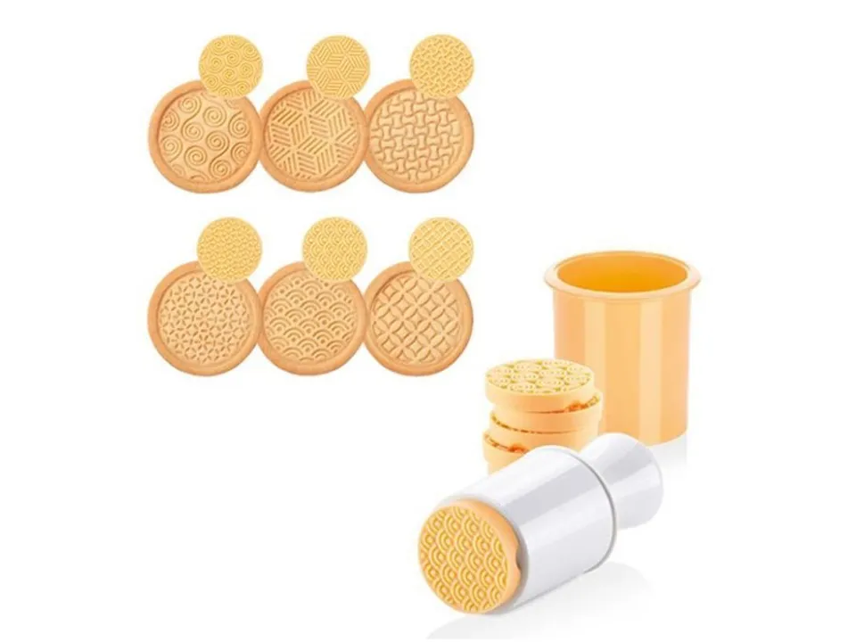 Must-Have Timbro per biscotti geometrici, 6 decori