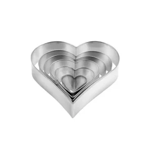 Set tagliabiscotti cuore, set 6 pezzi Affare