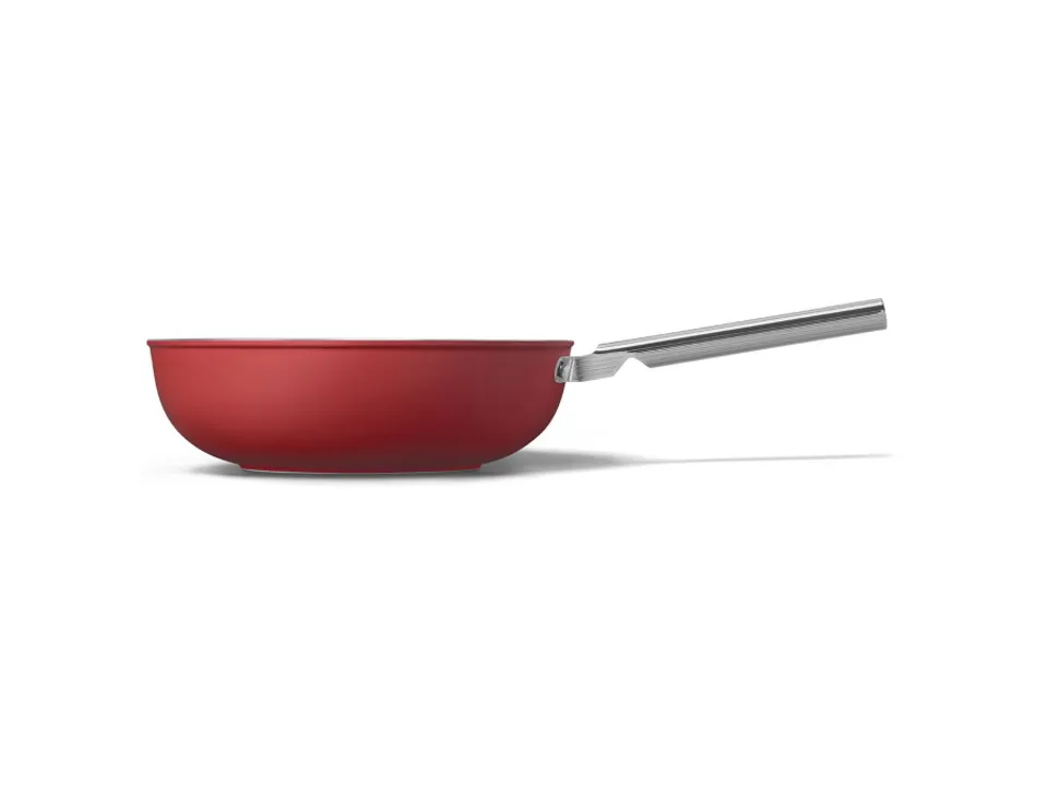 Wok, 50‘s style, ø 30 cm, rosso Prezzo Ridotto