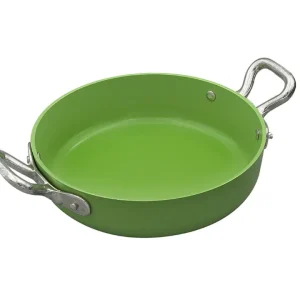 Acquista Ora Tegame 2 manici, antiaderente interno/esterno, alluminio 3 mm, ø 14 cm - verde
