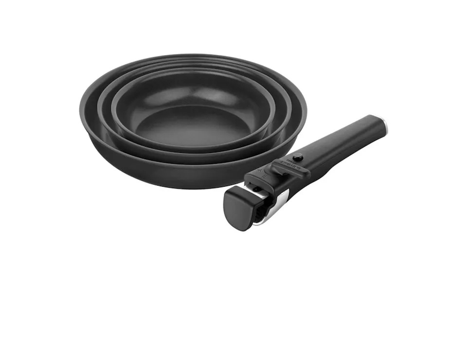 Unlock, set di padelle 20,24,28 cm + 1 manico Ultime Pezzi