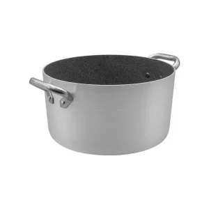 Casseruola antiaderente induzione sharkskin alta in alluminio 3mm 2 maniglie - ø20 Popolare