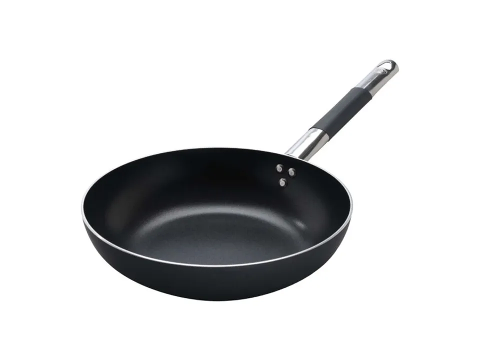 Ultima Occasione Padella antiaderente induzione alblack svasata alta in alluminio 3mm 1 manico - 28 cm