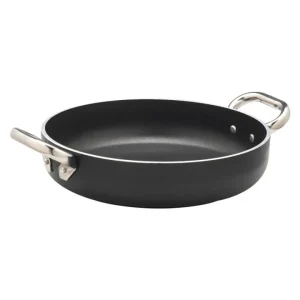Più Venduto Tegame antiaderente induzione alblack in alluminio 5mm 2 maniglie - 32 cm