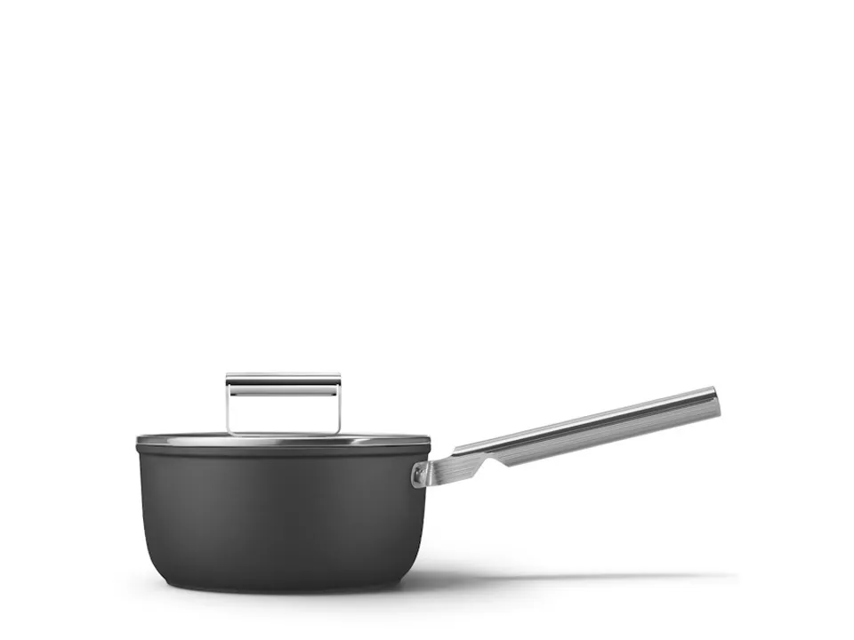 Casseruola a un manico con coperchio, 50‘s style, ø 20 cm, nero Promozione