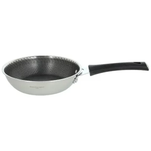 Promozione Luxury design, padella 1 manico 20 cm in acciaio inox argento