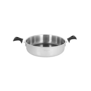Must-Have Luxury design, tegame 2 manici 24 cm in acciaio inox argento