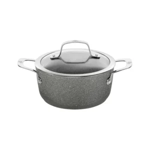 Casseruola 2 manici con coperchio salina 24 cm Prezzo Di Fabbrica